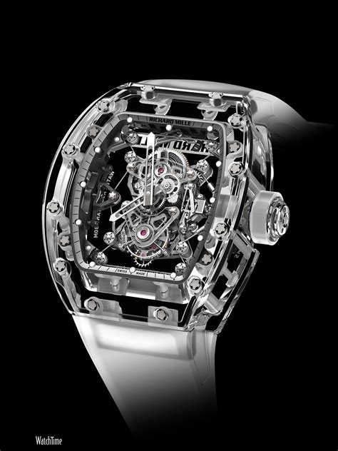 richard mille 56 sapphire|richard mille clear watch.